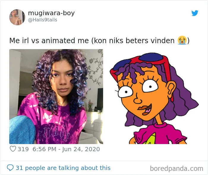 People Post What Cartoon 'Celebrity' Is Their Doppelganger And Here Are 30 Of The Best Ones