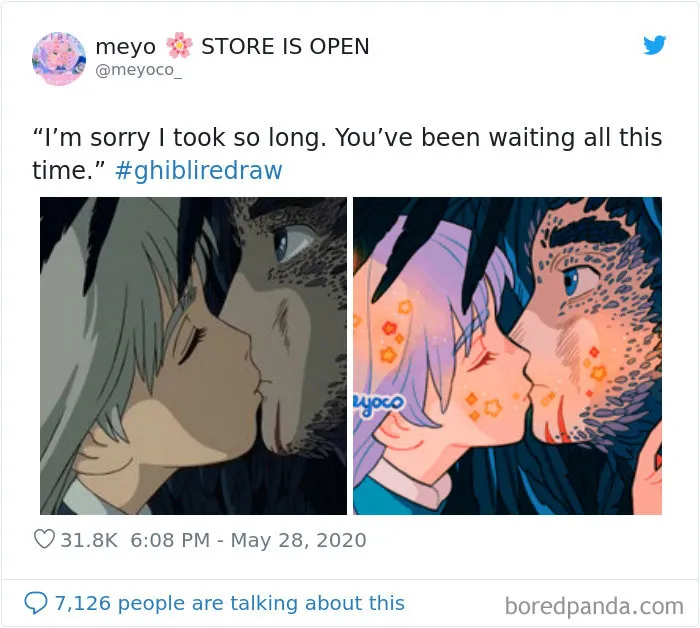 Viral Challenge Has People Redrawing Studio Ghibli Characters In Their Own Style, And Here's 35 Of The Most Impressive Recreations