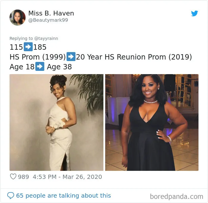 35 Before And After Weight Gain Pics That Women Posted To Celebrate Self-Love