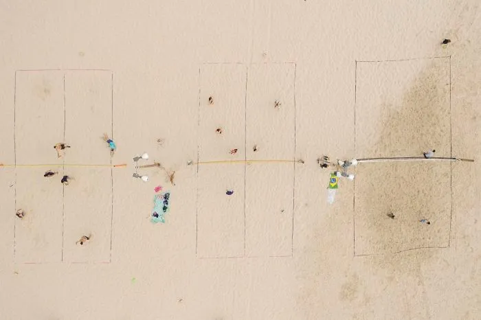 Volleyball At Gordon Beach