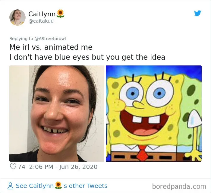 People Post What Cartoon 'Celebrity' Is Their Doppelganger And Here Are 30 Of The Best Ones