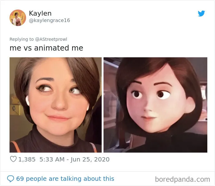 People Post What Cartoon 'Celebrity' Is Their Doppelganger And Here Are 30 Of The Best Ones