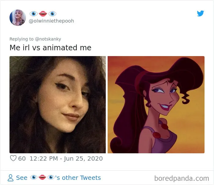People Post What Cartoon 'Celebrity' Is Their Doppelganger And Here Are 30 Of The Best Ones