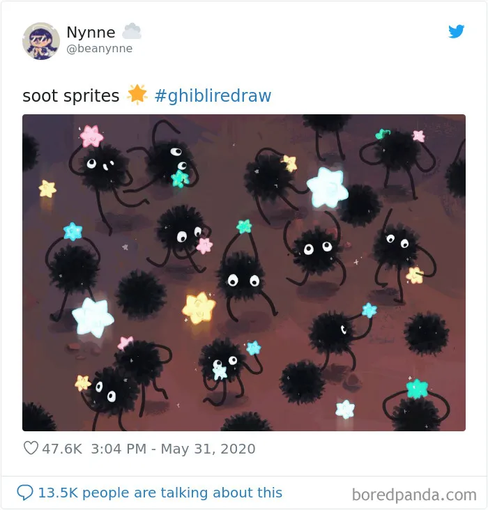 Viral Challenge Has People Redrawing Studio Ghibli Characters In Their Own Style, And Here's 35 Of The Most Impressive Recreations