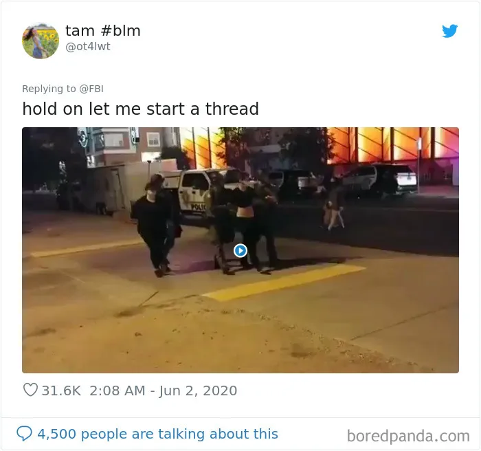 FBI Asks People To Send Evidence Of Violence During Protests, Gets Videos And Pics Of Police Violence In Response