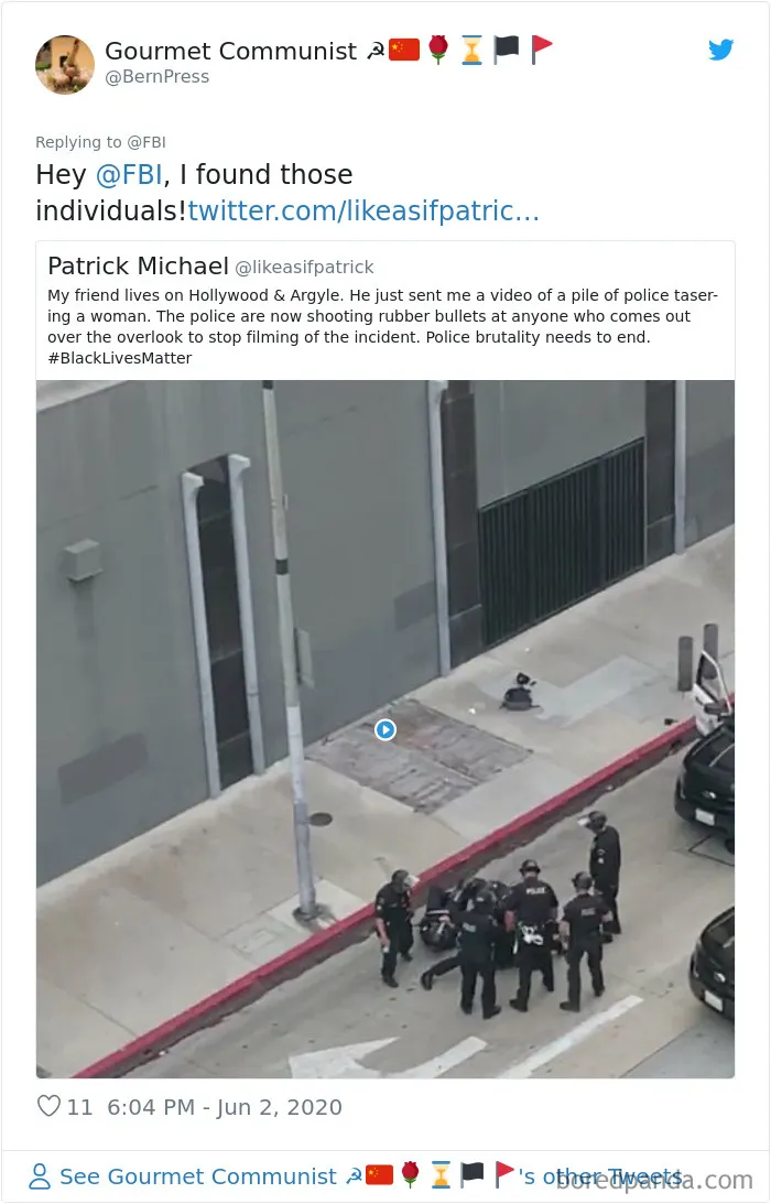 FBI Asks People To Send Evidence Of Violence During Protests, Gets Videos And Pics Of Police Violence In Response