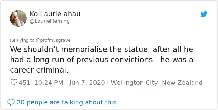 35 Tweets Mocking And Victim-Blaming The Pulled-Down Statue Of Slave Trader In Bristol