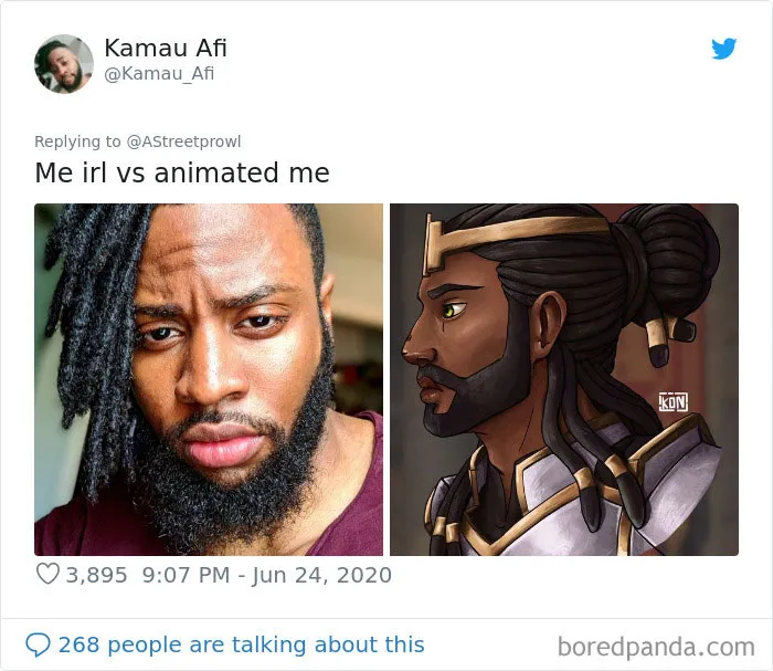 People Post What Cartoon 'Celebrity' Is Their Doppelganger And Here Are 30 Of The Best Ones