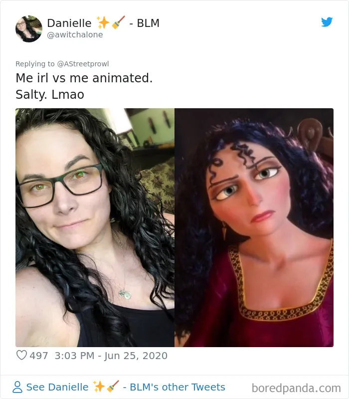 People Post What Cartoon 'Celebrity' Is Their Doppelganger And Here Are 30 Of The Best Ones