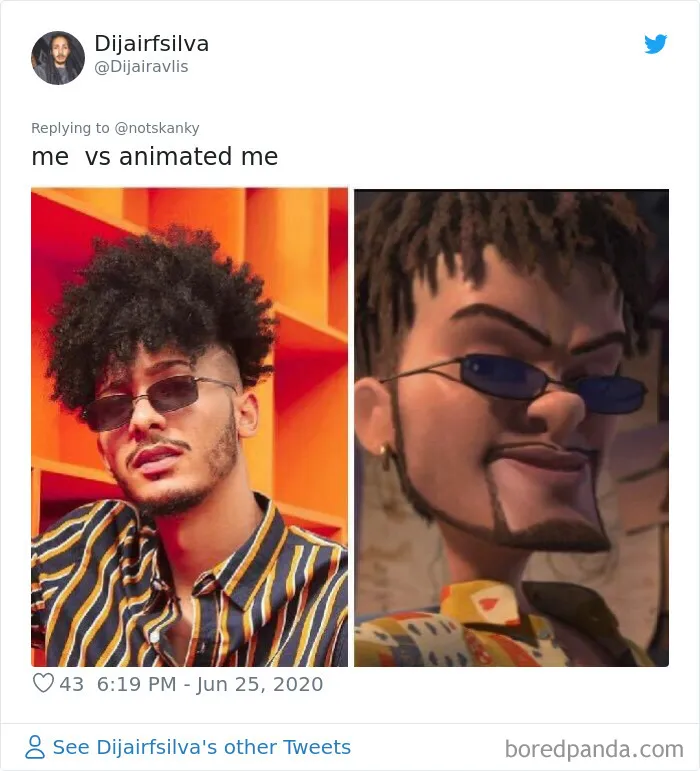 People Post What Cartoon 'Celebrity' Is Their Doppelganger And Here Are 30 Of The Best Ones