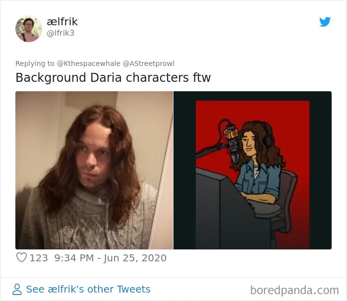 People Post What Cartoon 'Celebrity' Is Their Doppelganger And Here Are 30 Of The Best Ones