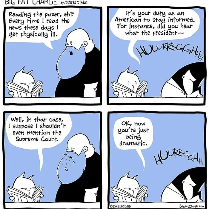 My 40 Fun Comics About My Daily Struggles As A Fat Man