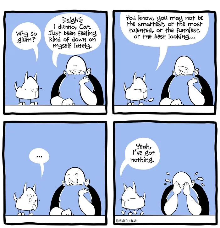 My 40 Fun Comics About My Daily Struggles As A Fat Man