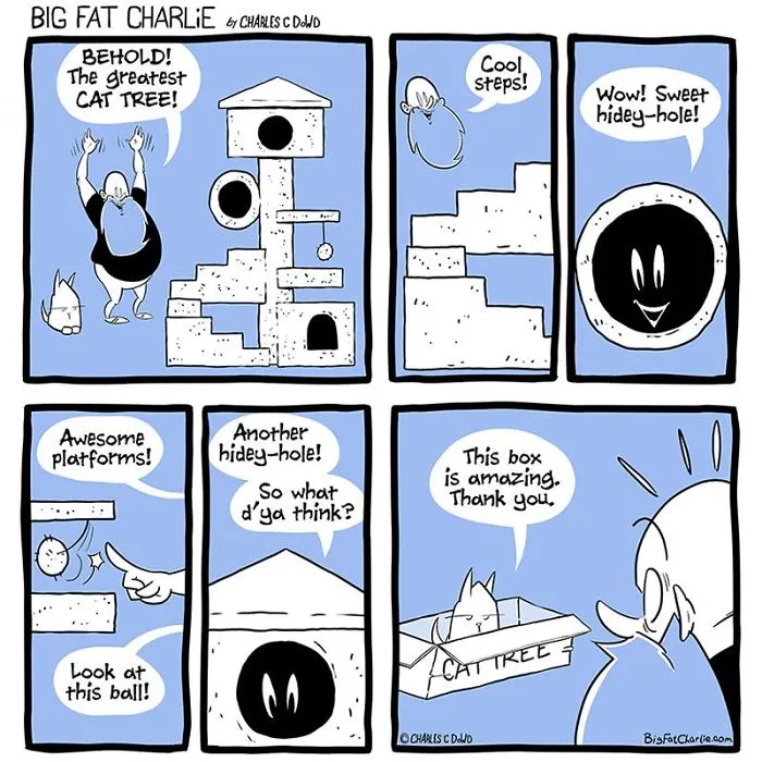 My 40 Fun Comics About My Daily Struggles As A Fat Man