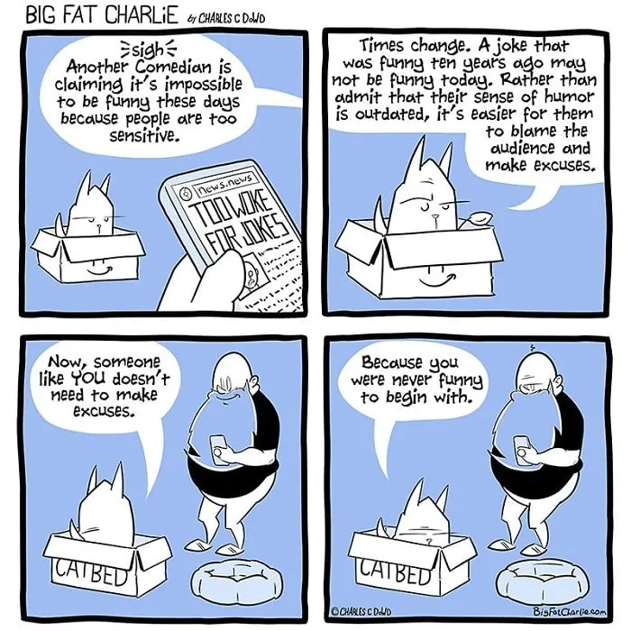 My 40 Fun Comics About My Daily Struggles As A Fat Man