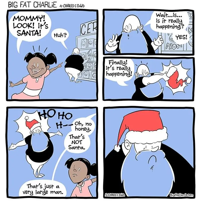 My 40 Fun Comics About My Daily Struggles As A Fat Man