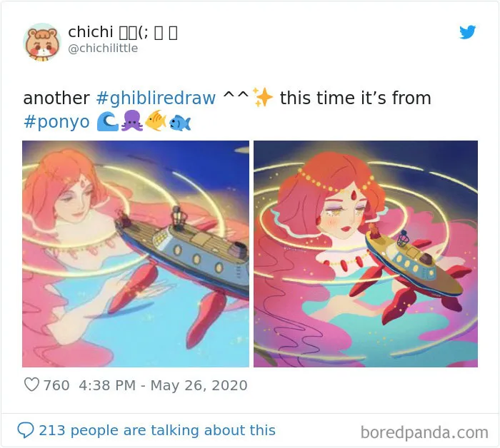 Viral Challenge Has People Redrawing Studio Ghibli Characters In Their Own Style, And Here's 35 Of The Most Impressive Recreations