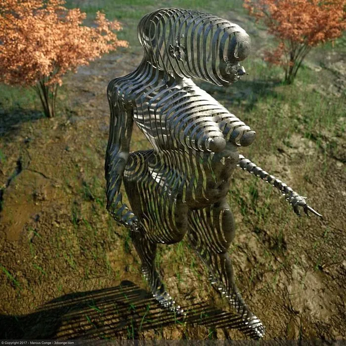 86 Bizarre Surrealistic 3D Human Sculptures By Marcus Conge