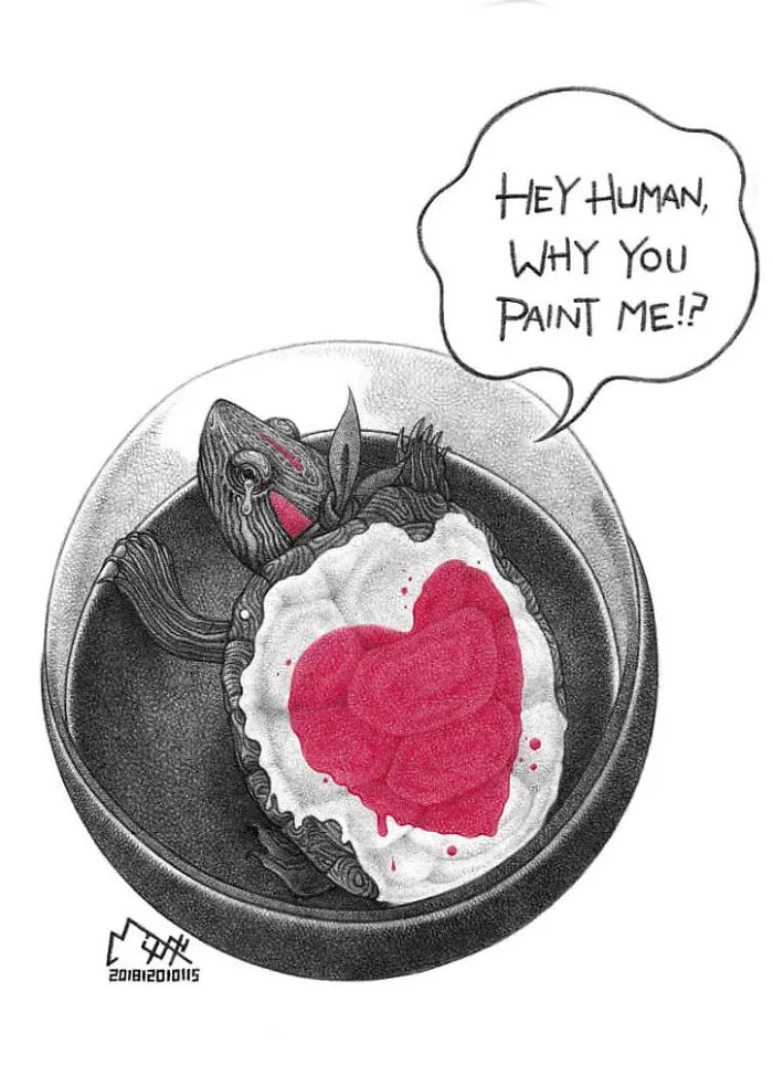 Artist Tries To Raise Awareness About Animal Abuse With These 33 Uncomfortable Illustrations