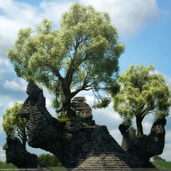 86 Bizarre Surrealistic 3D Human Sculptures By Marcus Conge