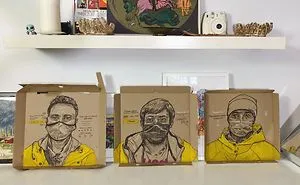 I Drew Pizza Men’s During Quarantine.