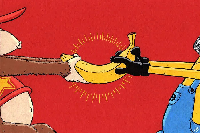 A Banana For Diddy Kong And A Minion