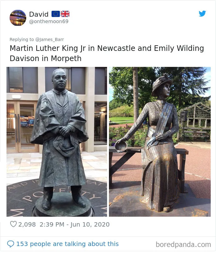 Twitter Users Share 29 Statues That Are Better Than The Ones Protesters Are Tearing Down