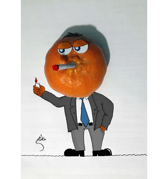 I Create Cartoon Drawings That Interact With Their Surroundings