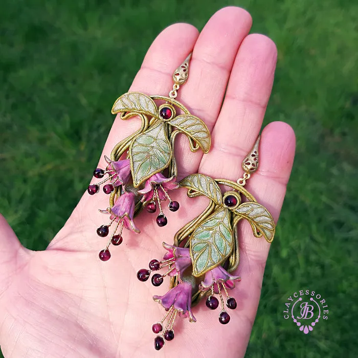 My One Of A Kind Earrings From Polymer Clay