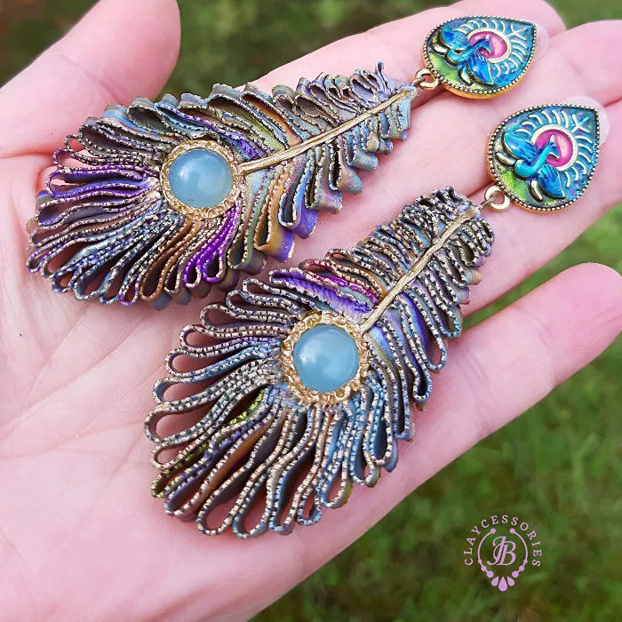 My One Of A Kind Earrings From Polymer Clay