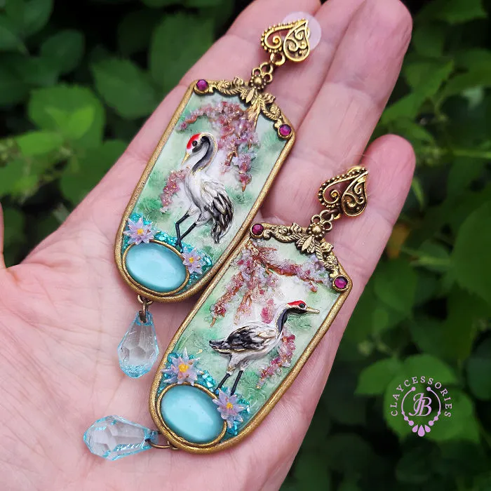 My One Of A Kind Earrings From Polymer Clay