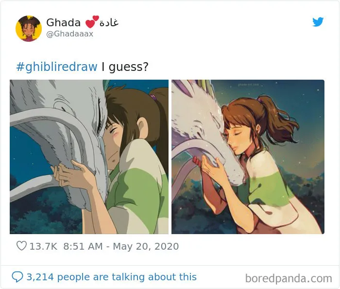Viral Challenge Has People Redrawing Studio Ghibli Characters In Their Own Style, And Here's 35 Of The Most Impressive Recreations