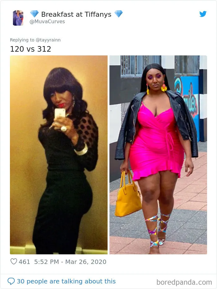 35 Before And After Weight Gain Pics That Women Posted To Celebrate Self-Love
