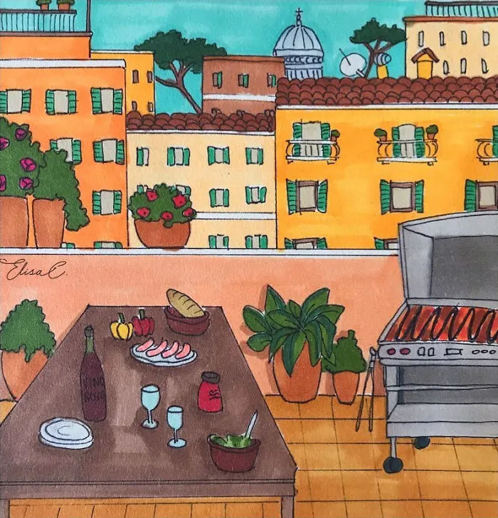 I Illustrate The Daily Life Of My Cat And Me During The Lockdown In Rome (48 Pics)
