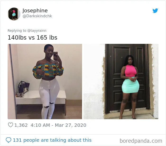 35 Before And After Weight Gain Pics That Women Posted To Celebrate Self-Love