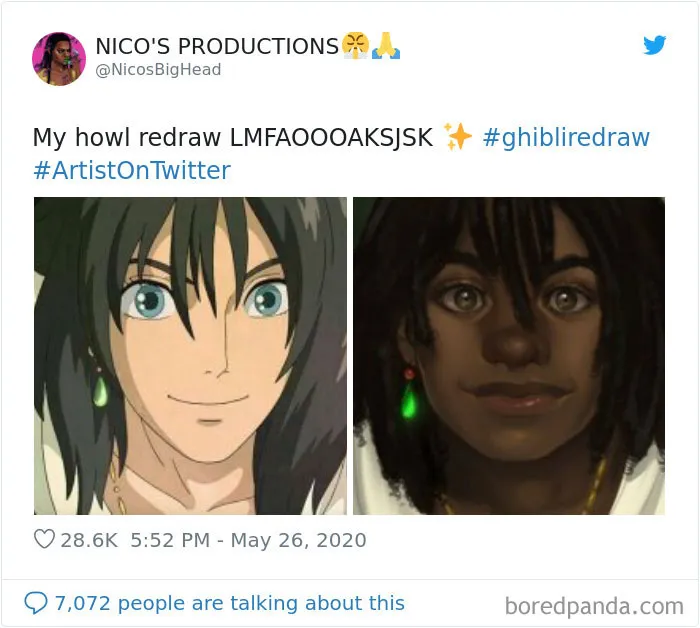 Viral Challenge Has People Redrawing Studio Ghibli Characters In Their Own Style, And Here's 35 Of The Most Impressive Recreations