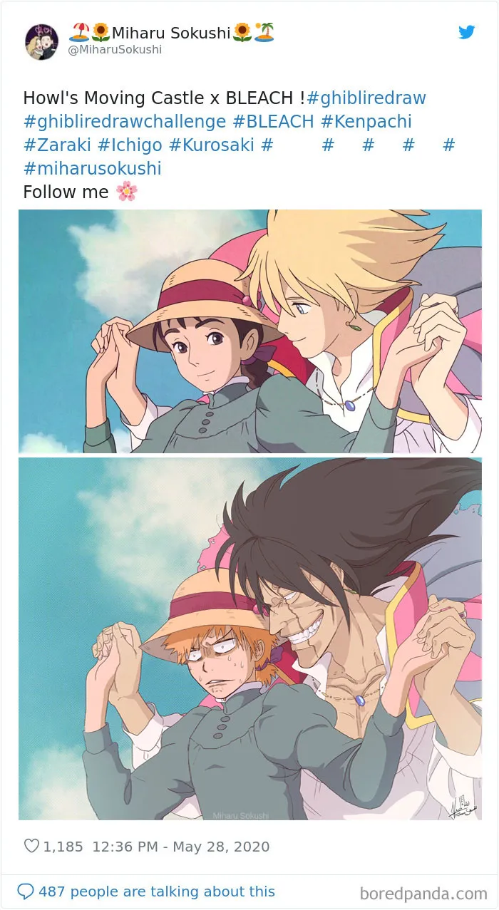 Viral Challenge Has People Redrawing Studio Ghibli Characters In Their Own Style, And Here's 35 Of The Most Impressive Recreations