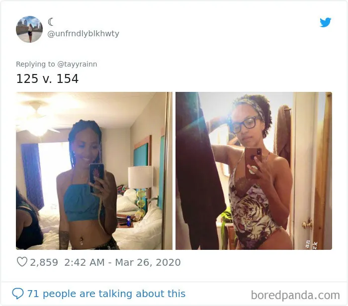 35 Before And After Weight Gain Pics That Women Posted To Celebrate Self-Love