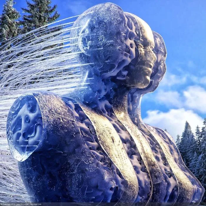 86 Bizarre Surrealistic 3D Human Sculptures By Marcus Conge