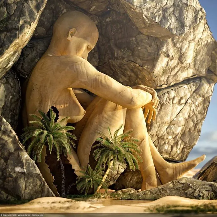 86 Bizarre Surrealistic 3D Human Sculptures By Marcus Conge