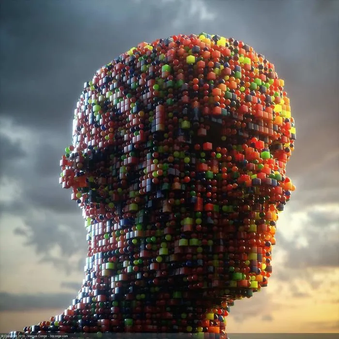 86 Bizarre Surrealistic 3D Human Sculptures By Marcus Conge
