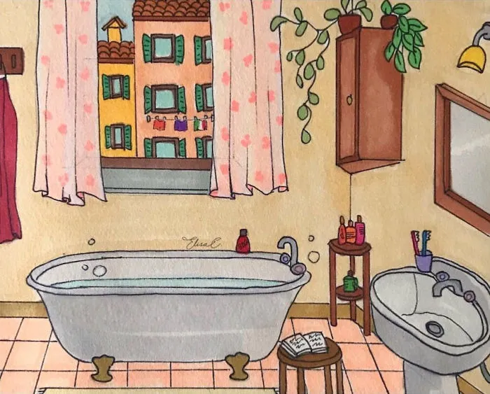 I Illustrate The Daily Life Of My Cat And Me During The Lockdown In Rome (48 Pics)