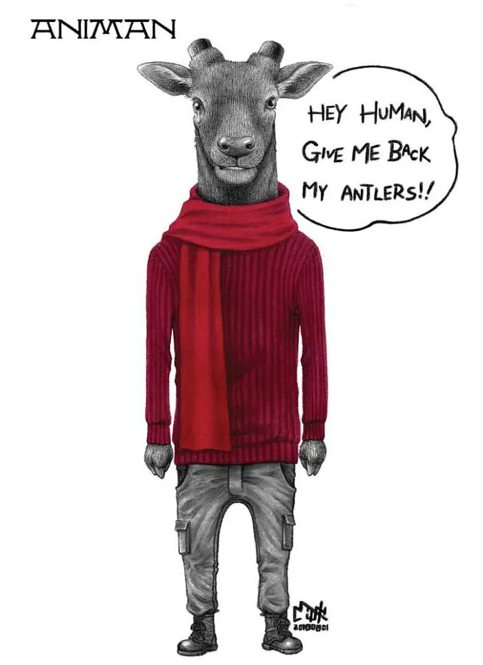 Artist Tries To Raise Awareness About Animal Abuse With These 33 Uncomfortable Illustrations
