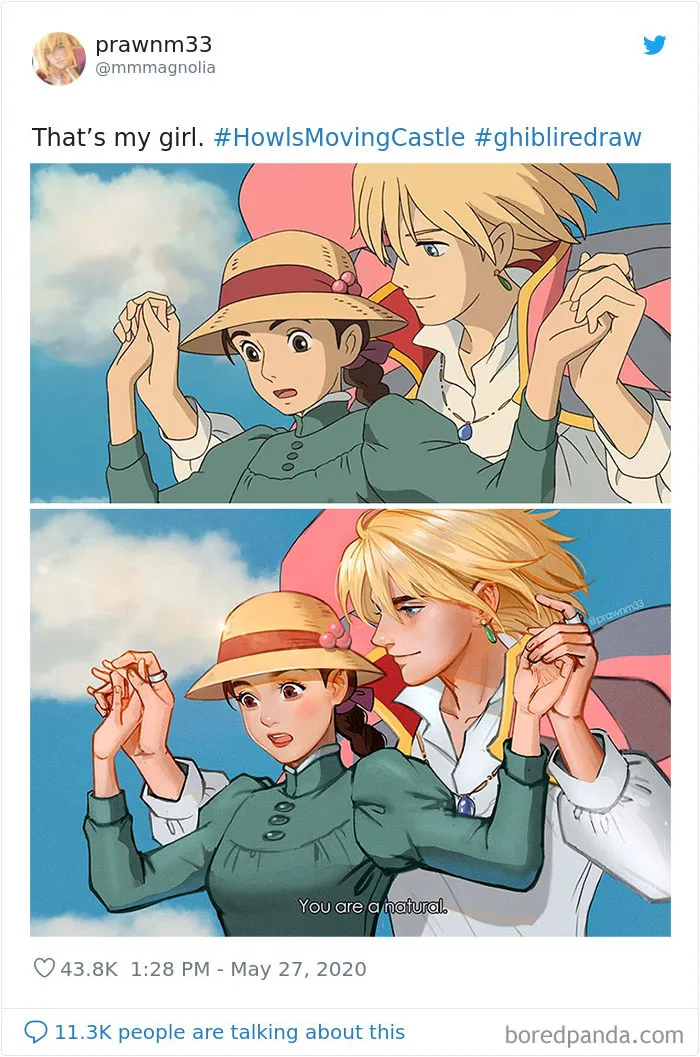 Viral Challenge Has People Redrawing Studio Ghibli Characters In Their Own Style, And Here's 35 Of The Most Impressive Recreations