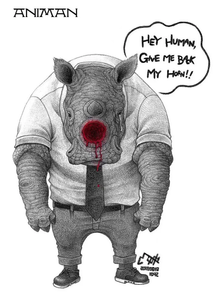 Artist Tries To Raise Awareness About Animal Abuse With These 33 Uncomfortable Illustrations