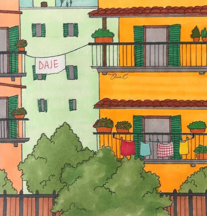 I Illustrate The Daily Life Of My Cat And Me During The Lockdown In Rome (48 Pics)
