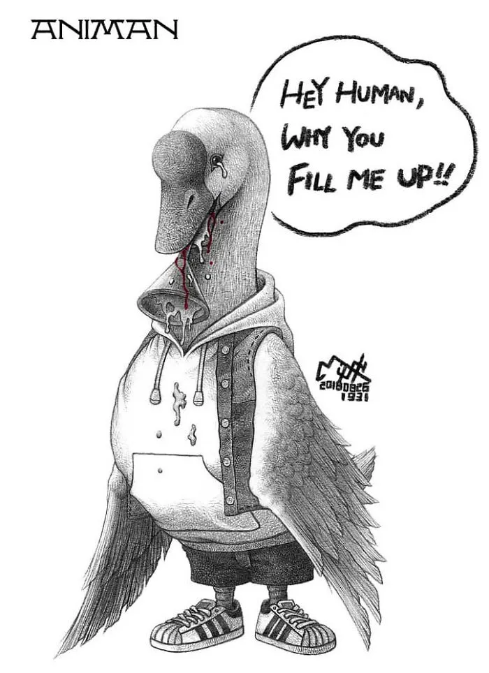 Artist Tries To Raise Awareness About Animal Abuse With These 33 Uncomfortable Illustrations