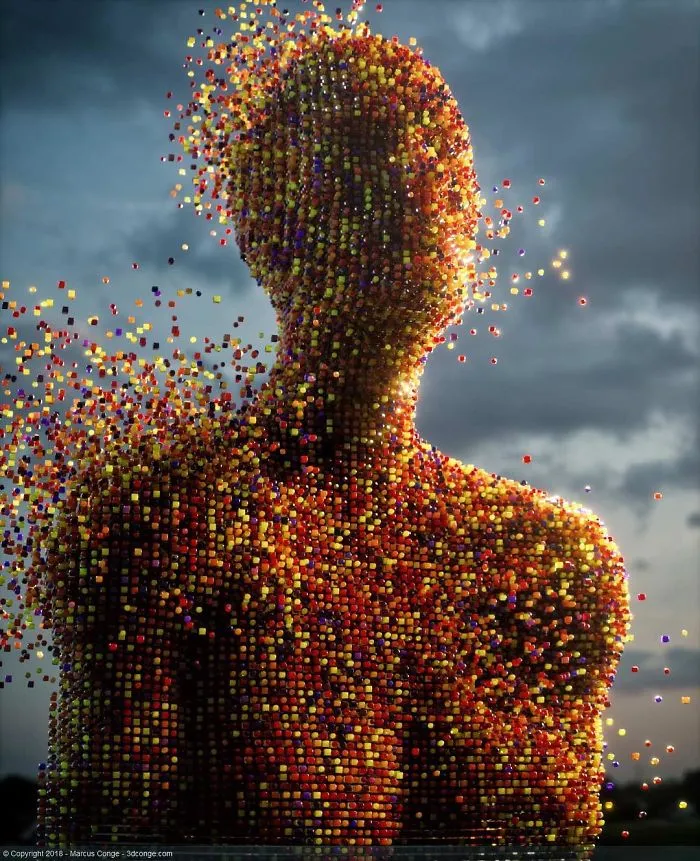 86 Bizarre Surrealistic 3D Human Sculptures By Marcus Conge