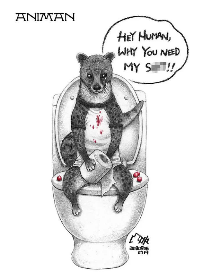 Artist Tries To Raise Awareness About Animal Abuse With These 33 Uncomfortable Illustrations