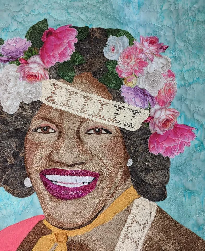 Kristina Mccurley's Homage To Marsha P. Johnson, It's An Embroidered Quilt ...